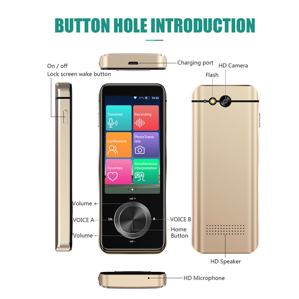 Language Translator Device Portable Voice