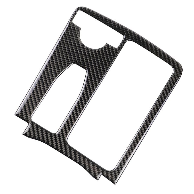 Car Carbon Fiber Left Drive Gear Position Panel Decorative Sticker For Mercedes-Benz W204 2007-2013 / W212 2010-2012