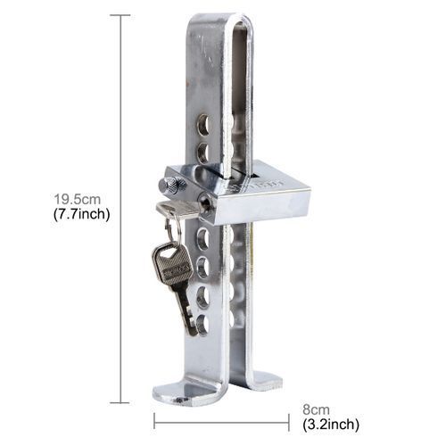 Car Auto Stainless Steel Anti-theft Clutch Lock Car Brake Safety Lock Tool Accelerator