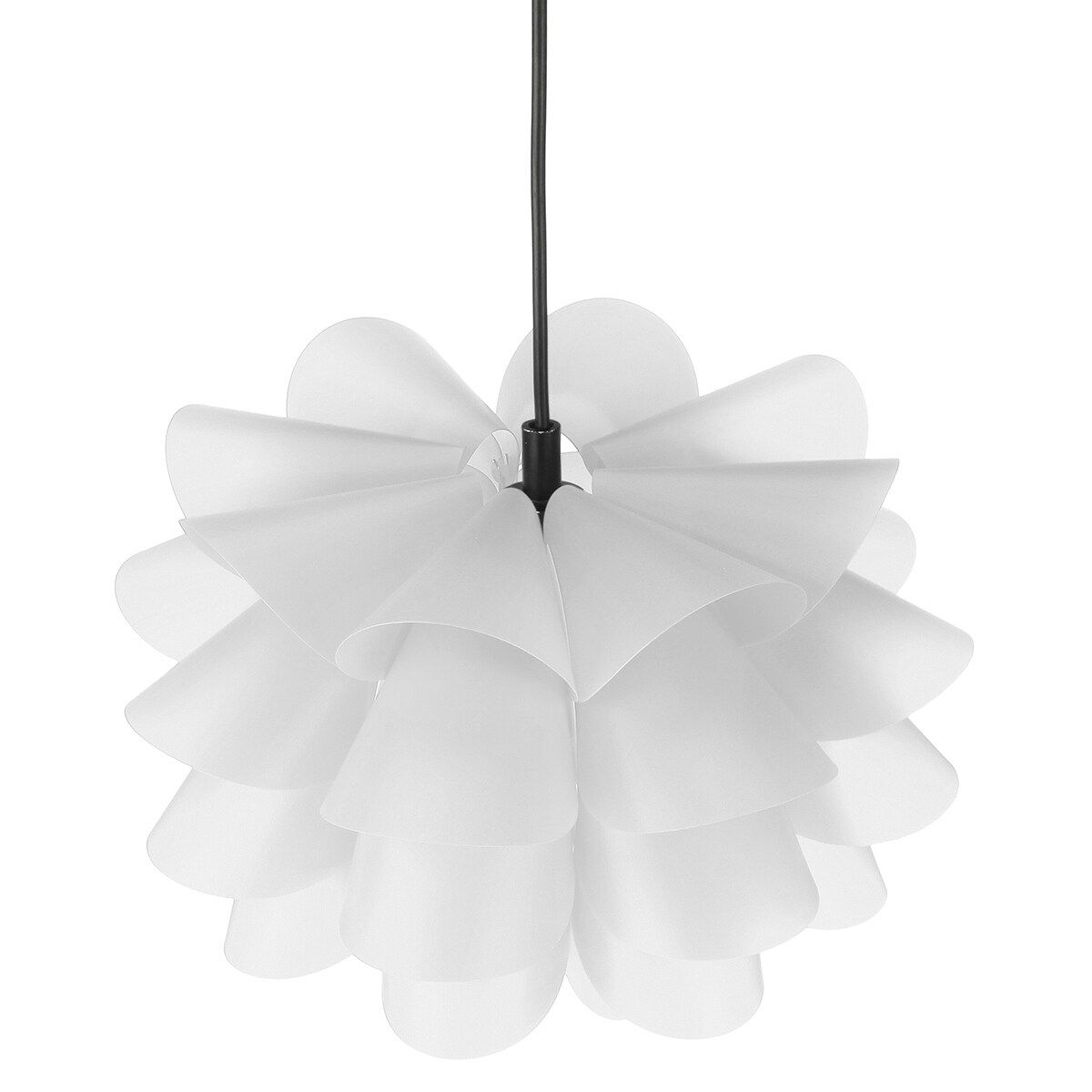 Flower Lamp Shade Modern Pendant Ceiling Light Shade Art DIY Livingroom Decoration White-S