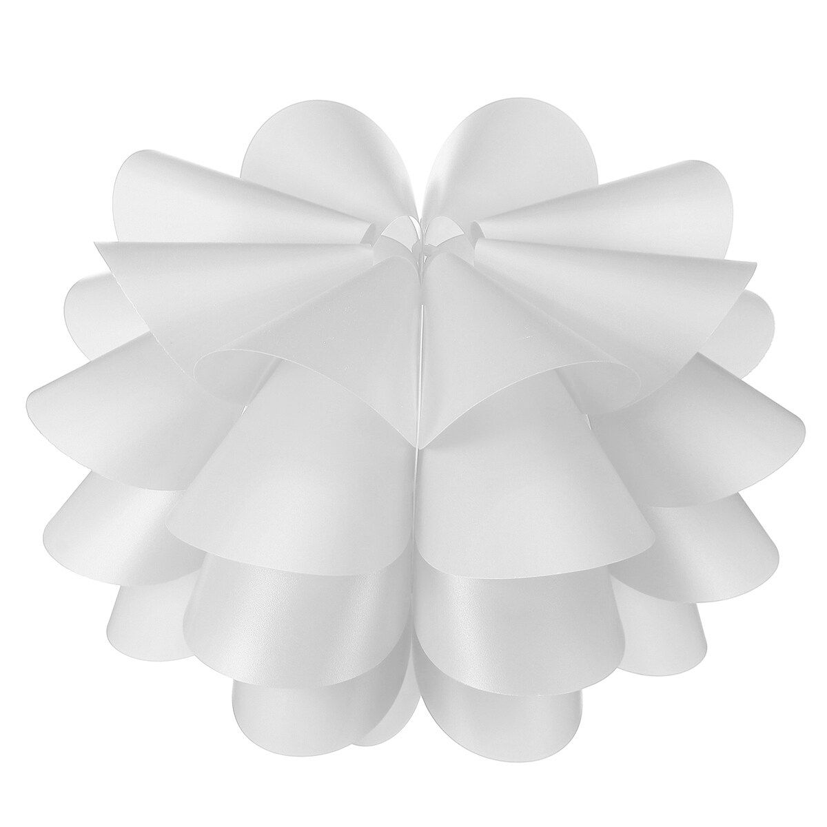 Flower Lamp Shade Modern Pendant Ceiling Light Shade Art DIY Livingroom Decoration White-S