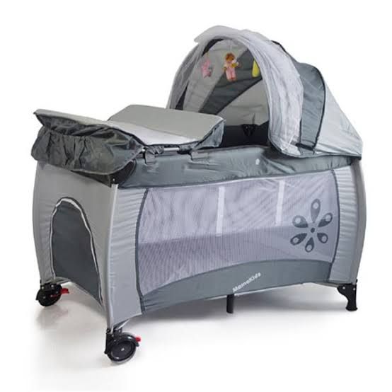 Baby Cot Trend Playard With Mosquito Net