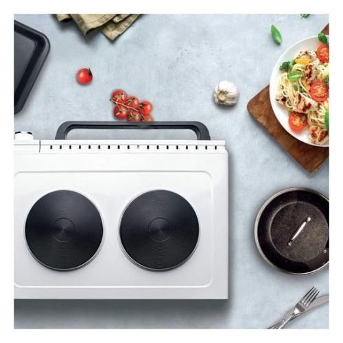 Table Top Oven With 2 Hot Plates 25 Litres