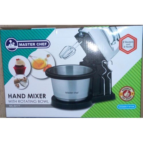 Hand Mixer With Stainless Bowl-Cake/Barter Mixer
