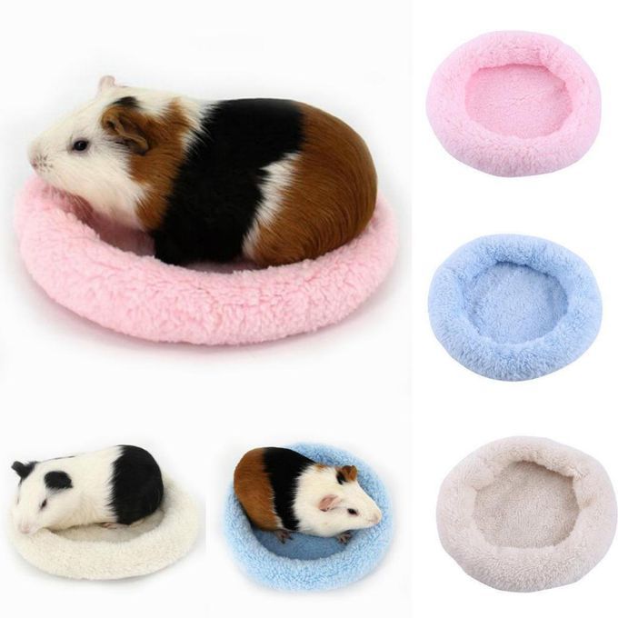 Small Pet Fleece Soft Cozy Mat Warm Bedding For Hamster Guinea S