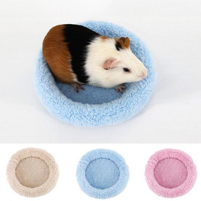 Small Pet Fleece Soft Cozy Mat Warm Bedding For Hamster Guinea S