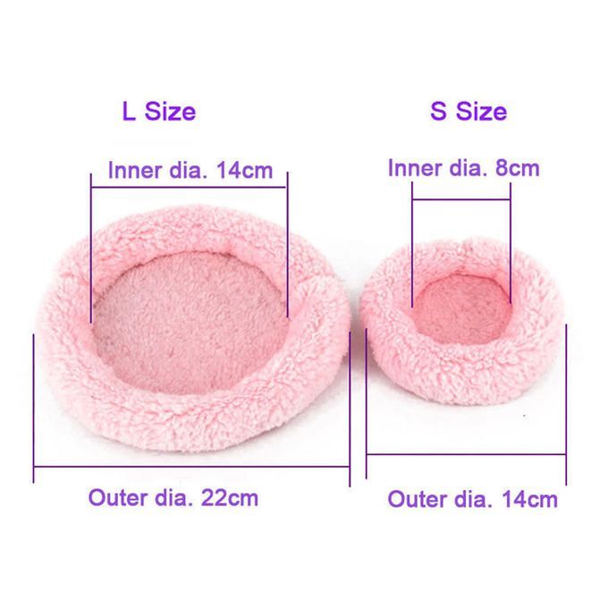 Small Pet Fleece Soft Cozy Mat Warm Bedding For Hamster Guinea S