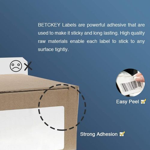 1 Roll Compatible For Brother DK22205 62mm X 30.48M Continuous White Length Paper Tape Labels With Refillable Cartridge