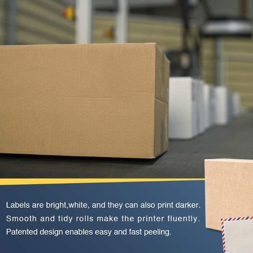 1 Roll Compatible For Brother DK22205 62mm X 30.48M Continuous White Length Paper Tape Labels With Refillable Cartridge
