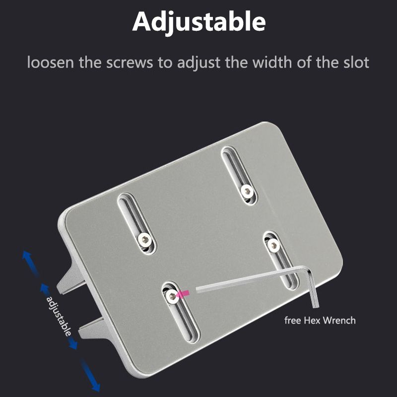 For Mackbook Air Pro Vertical Stand Holder Desk Adjustable