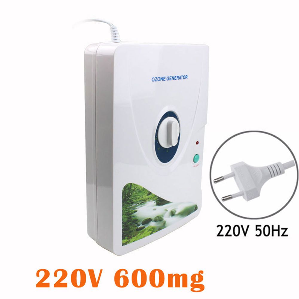 600mg/h Generator Oil Vegetable Ozone Meat Timer Air 110V Air Purifiers 220V Water O3 Ionizer Fresh Purify Ozonator