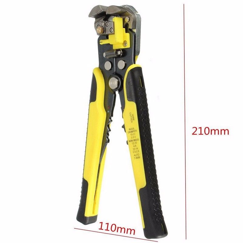 Electrician Automatic Wire Stripper Cable Pliers - Yellow