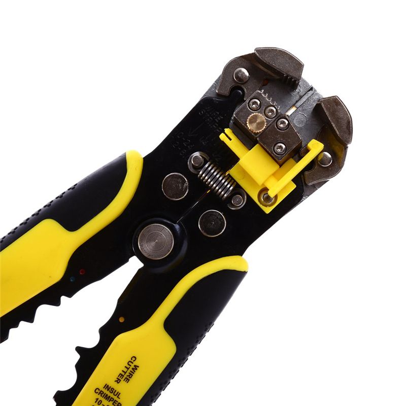 Electrician Automatic Wire Stripper Cable Pliers - Yellow
