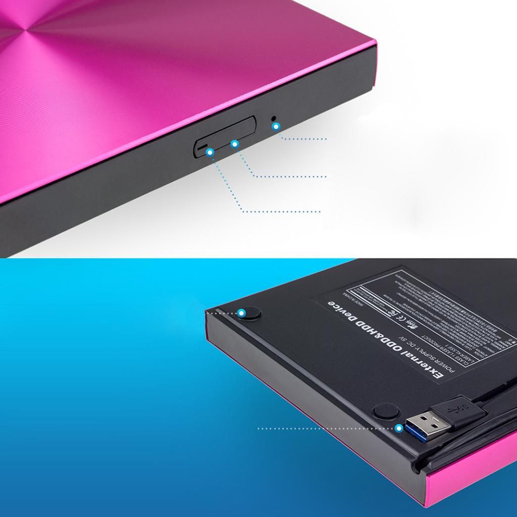 USB 3.0 External DVD/CD Drive Burner Writer For Laptop
