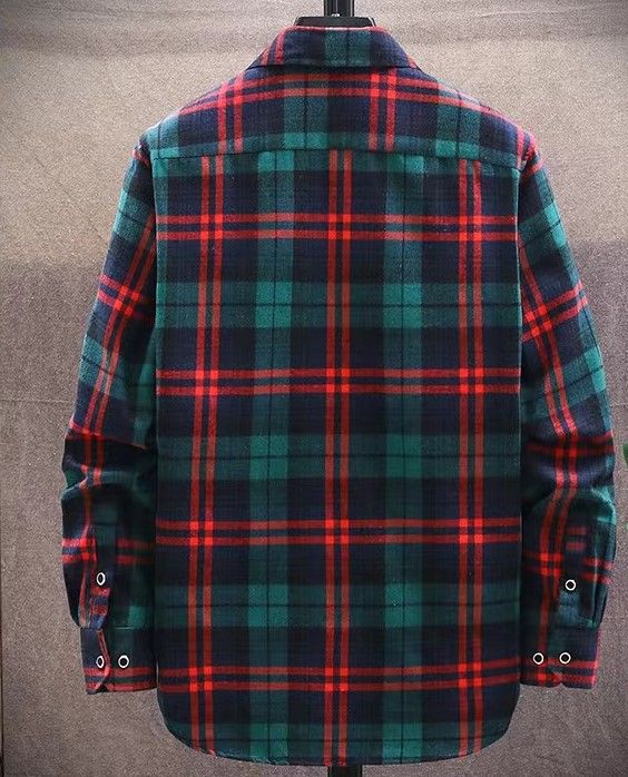{MijaGrace} Men's Casual Flannel Checkered Shirt - Green