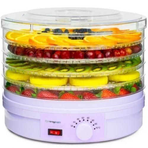 Multifunctional Exquisite 5-Tier Food Dehydrator - Fruits & Veggies Dryer With Digital Temperature Control - Fruit Chips/Snacks Maker