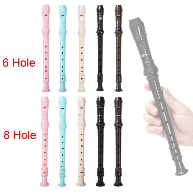 Soprano Recorder With Storage Bag For Professionals Adults Pink 8 Hole