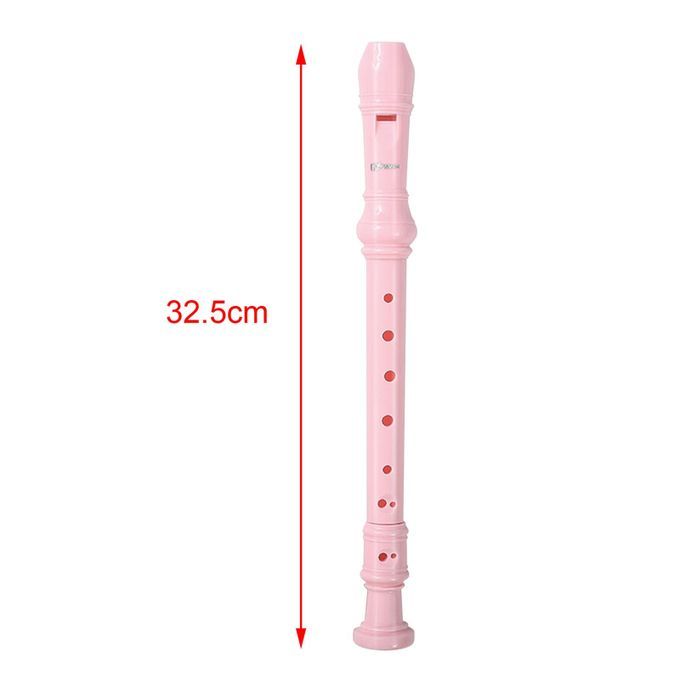 Soprano Recorder With Storage Bag For Professionals Adults Pink 8 Hole