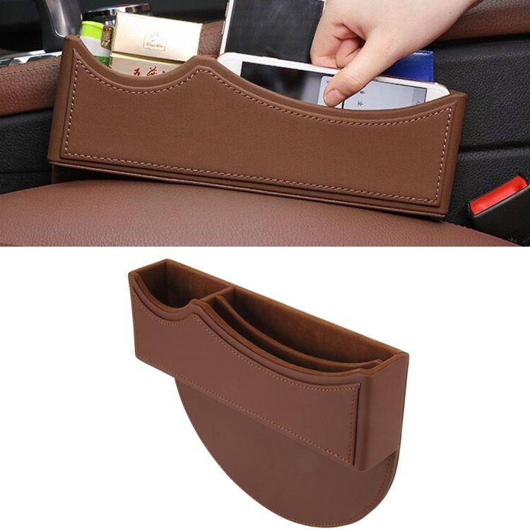 Car Seat Gap Storage Box Beverage Holder With Partition
