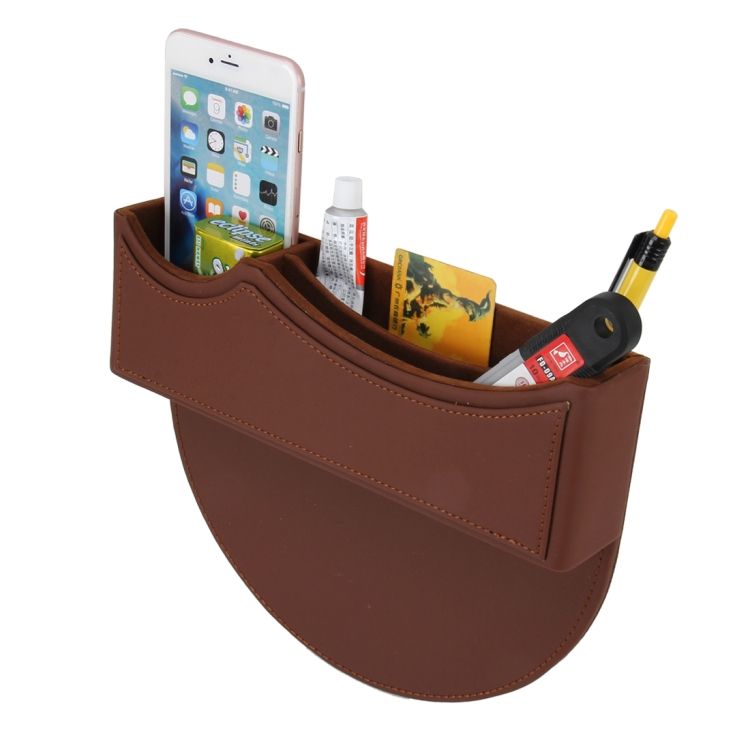 Car Seat Gap Storage Box Beverage Holder With Partition