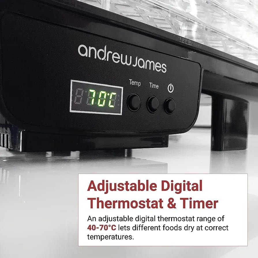 6 Trays Professional Digital Dehydrator - 550W