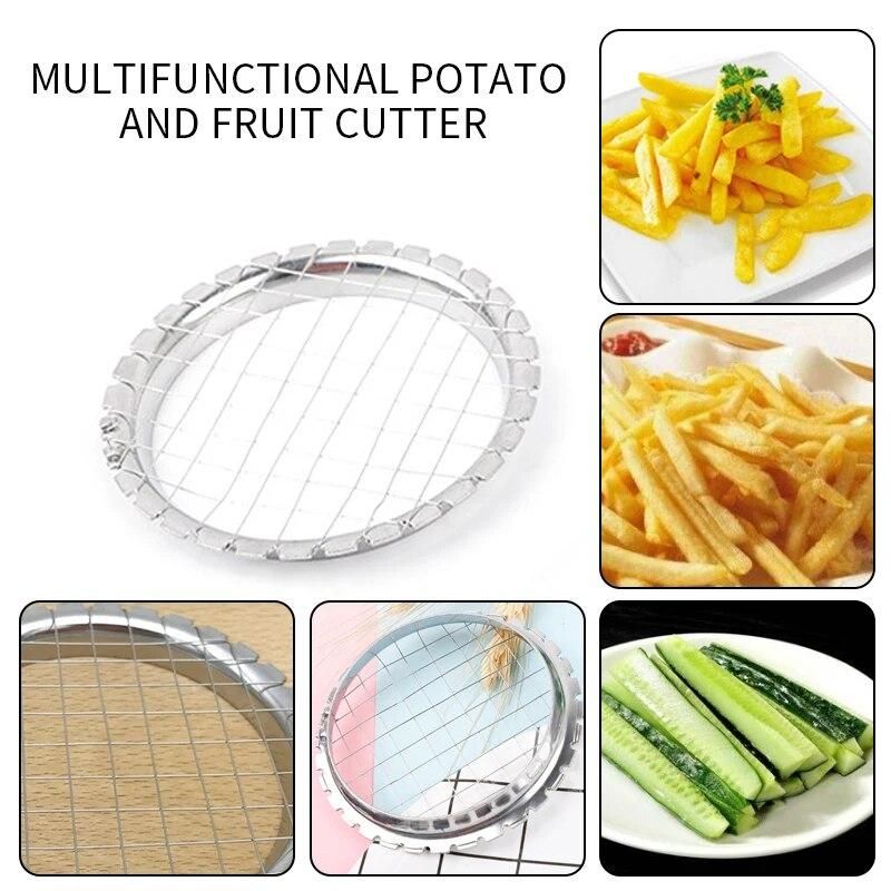 Mashed Potato Hand Press Slicer Stainless Steel Grid Cutter Egg Slicer Potato Slicer Mold Tomato Sectioner Vegetables Salad Tool