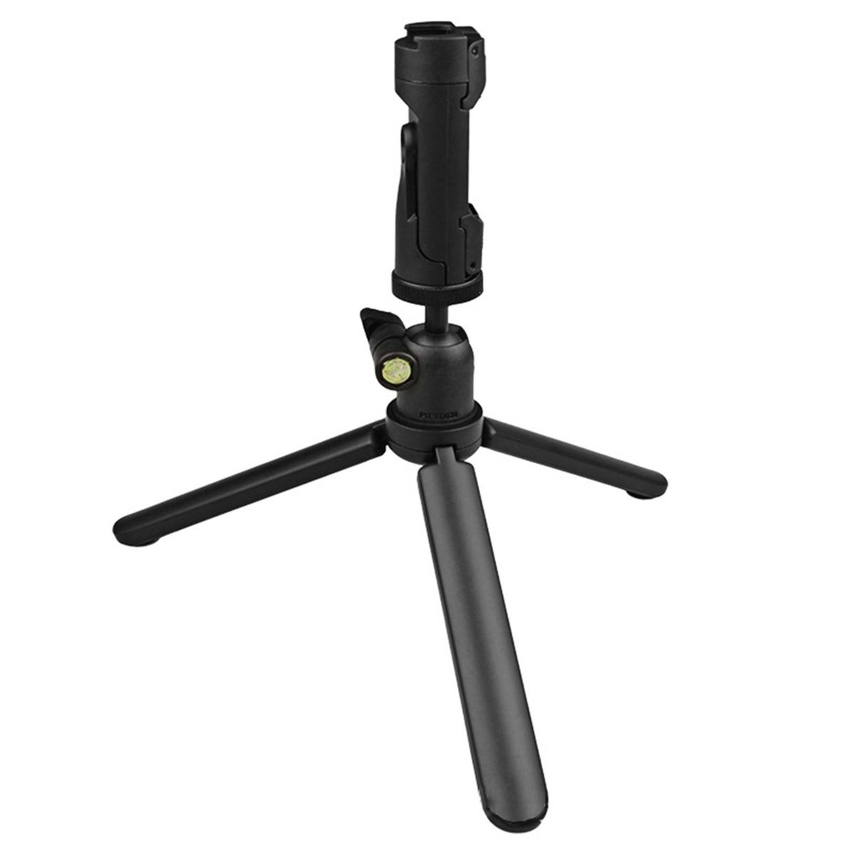 Andoer Video Vlog Table Tripod with Phone Holder 5KG Payload 360° Swivel 90° Fold Adjusting for Smartphone Video Making