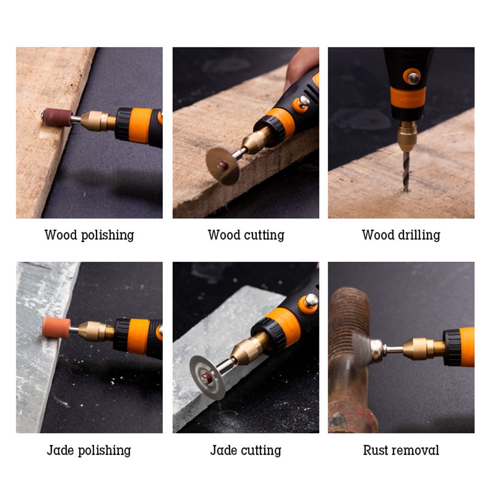 46pcs 3.6V Electric Grinder Set USB Rechargeable Grinding