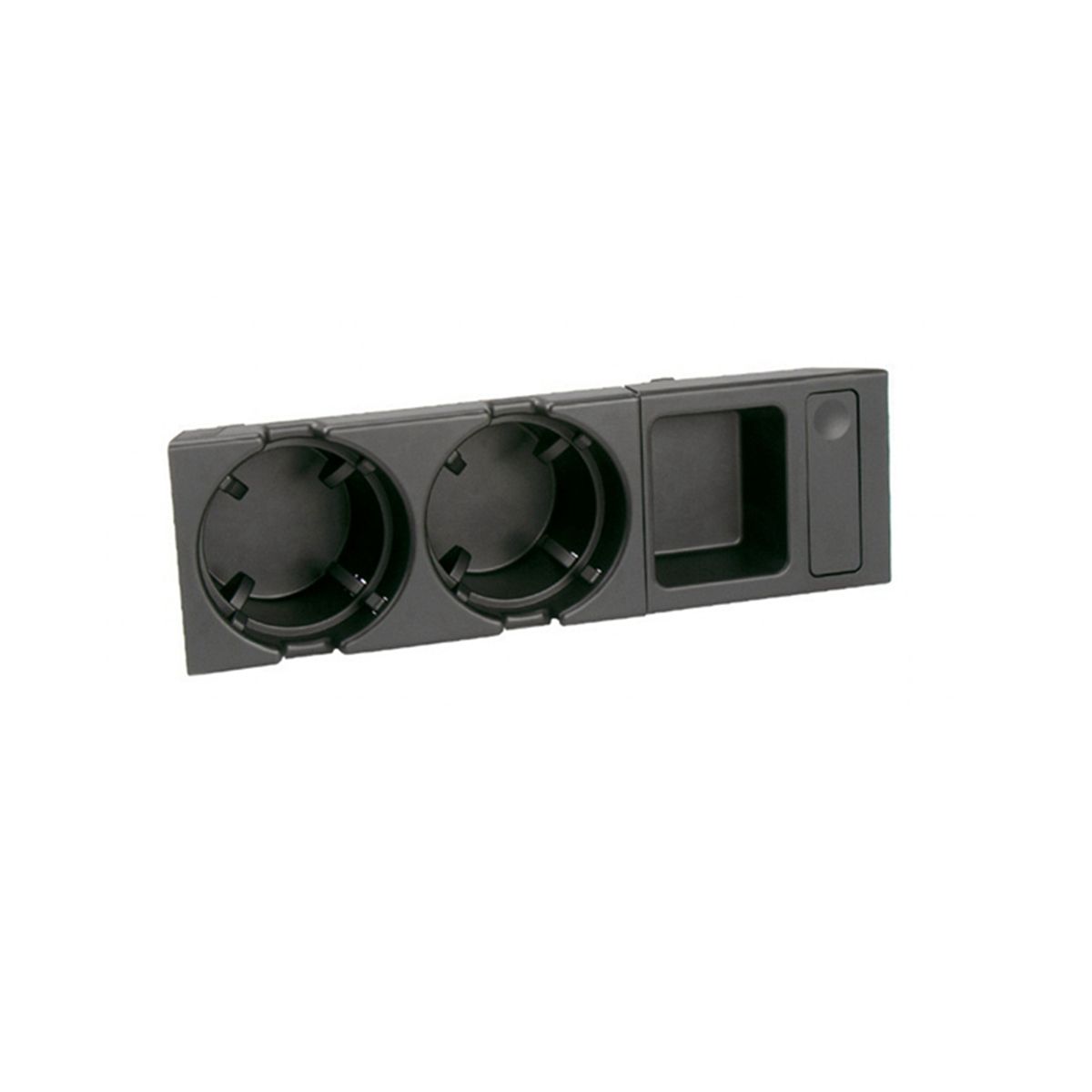 Car Center Console Water Cup Holder Teacup Holder Coin Box for 3 Series E46 318 320 325 1998-2006 51168217853 Black