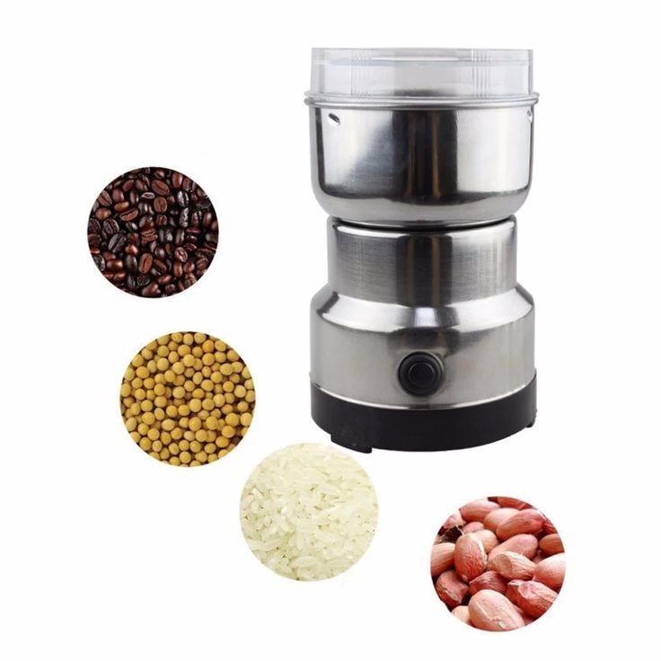Electric Grinder And Blender For Cereal Spices Wheat Nuts