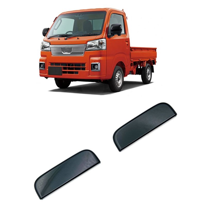 For Daihatsu Hijet Truck 2022+ Car Exterior Side Door Handle Frame Cover Trim Glossy Black