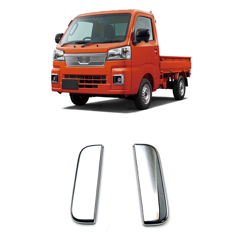 For Daihatsu Hijet Truck 2022+ Car Exterior Side Door Handle Frame Cover Trim Glossy Black