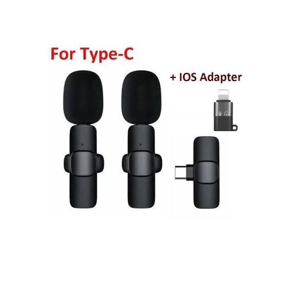 Mini Wireless Lapel Microphone Cell/Mobile Phone Professional Audio Video Recording Mic For IPhone/Android Type-c