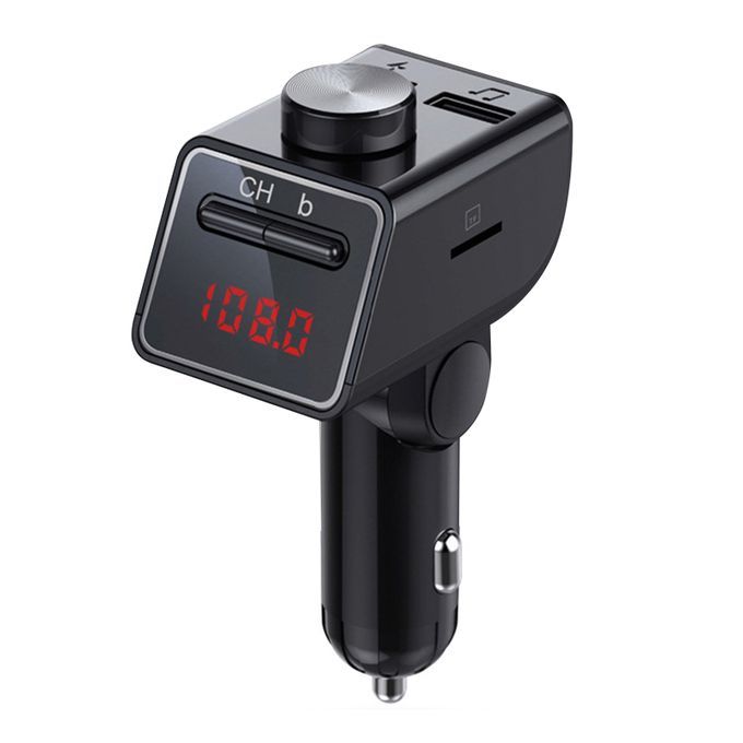 Q18/18s Car Bluetooth MP3 Dual USB Knob Design Charger ABS-