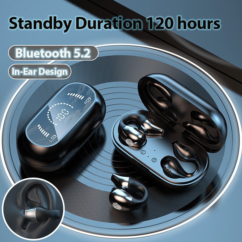 Bone Conduction Wireless Bluetooth Earphone Sports Headset
