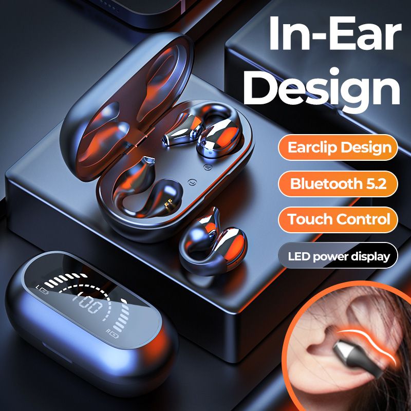 Bone Conduction Wireless Bluetooth Earphone Sports Headset