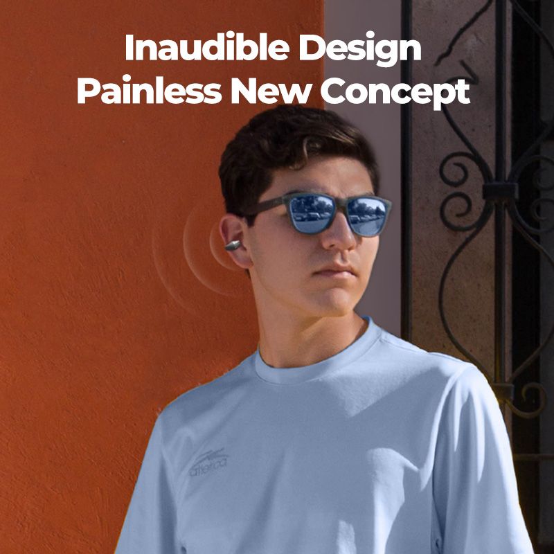 Bone Conduction Wireless Bluetooth Earphone Sports Headset