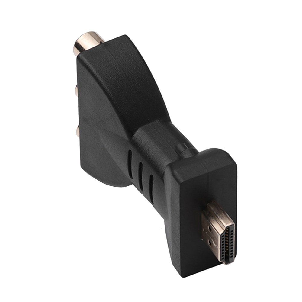 AV Digital Signal HDMI To 3 RCA Audio Adapter Component Converter Video Black