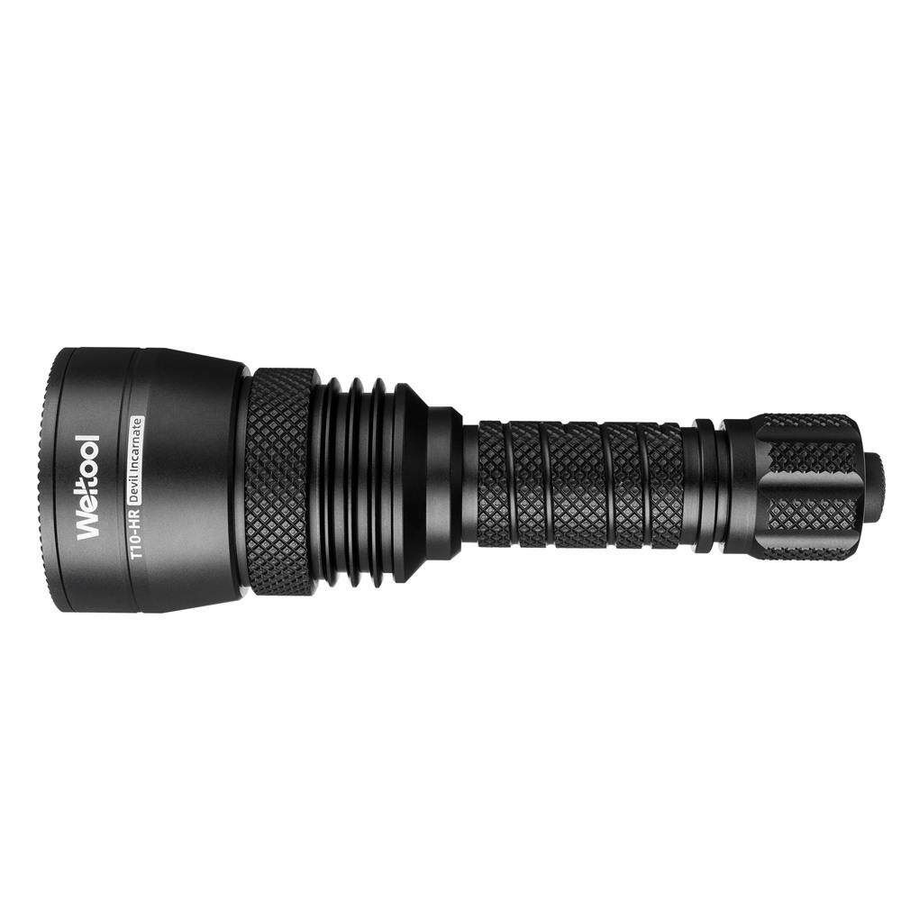 Weltool T10-HR Red X-LED 342Lumens 450M 3Modes USB Rechargeable IP67 Flashlight