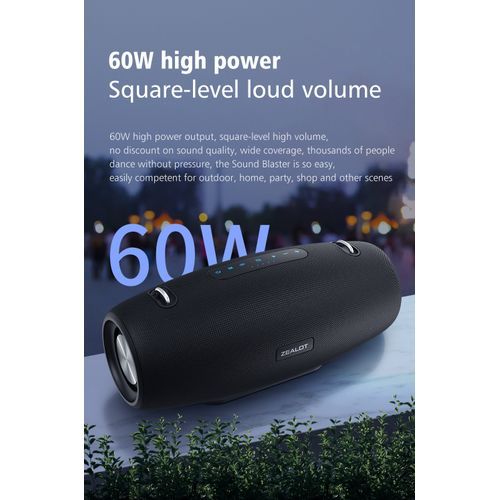 S67 Bluetooth Speaker 60W Output Power With Excellent Bass