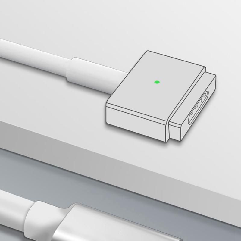 For Notebook Charging Cable Type-C to Macboo Conversion Cable Type-C Female to Magsafe21 18M 3A 87-100W PowerB