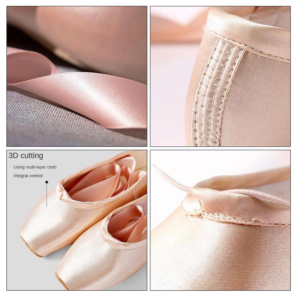 Women Girls Ladies New Dancing Pink Professional Pointe