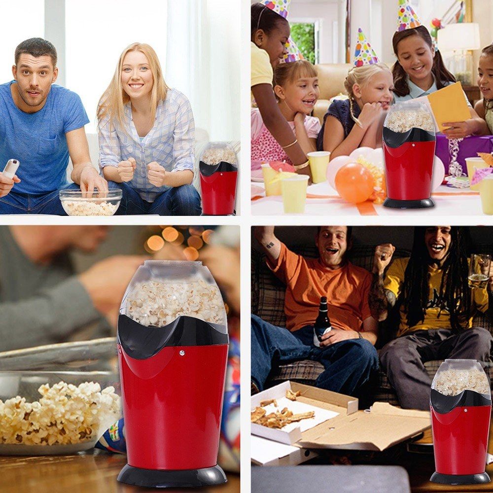 Automatic Mini Popcorn Machine Household Healthy Hot Air