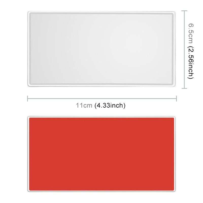 Portable Car Sunshade Makeup Mirror, Size: 110 X 65mm