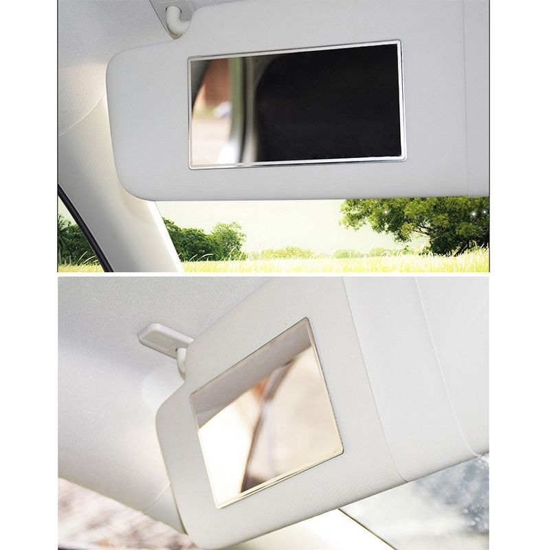 Portable Car Sunshade Makeup Mirror, Size: 110 X 65mm
