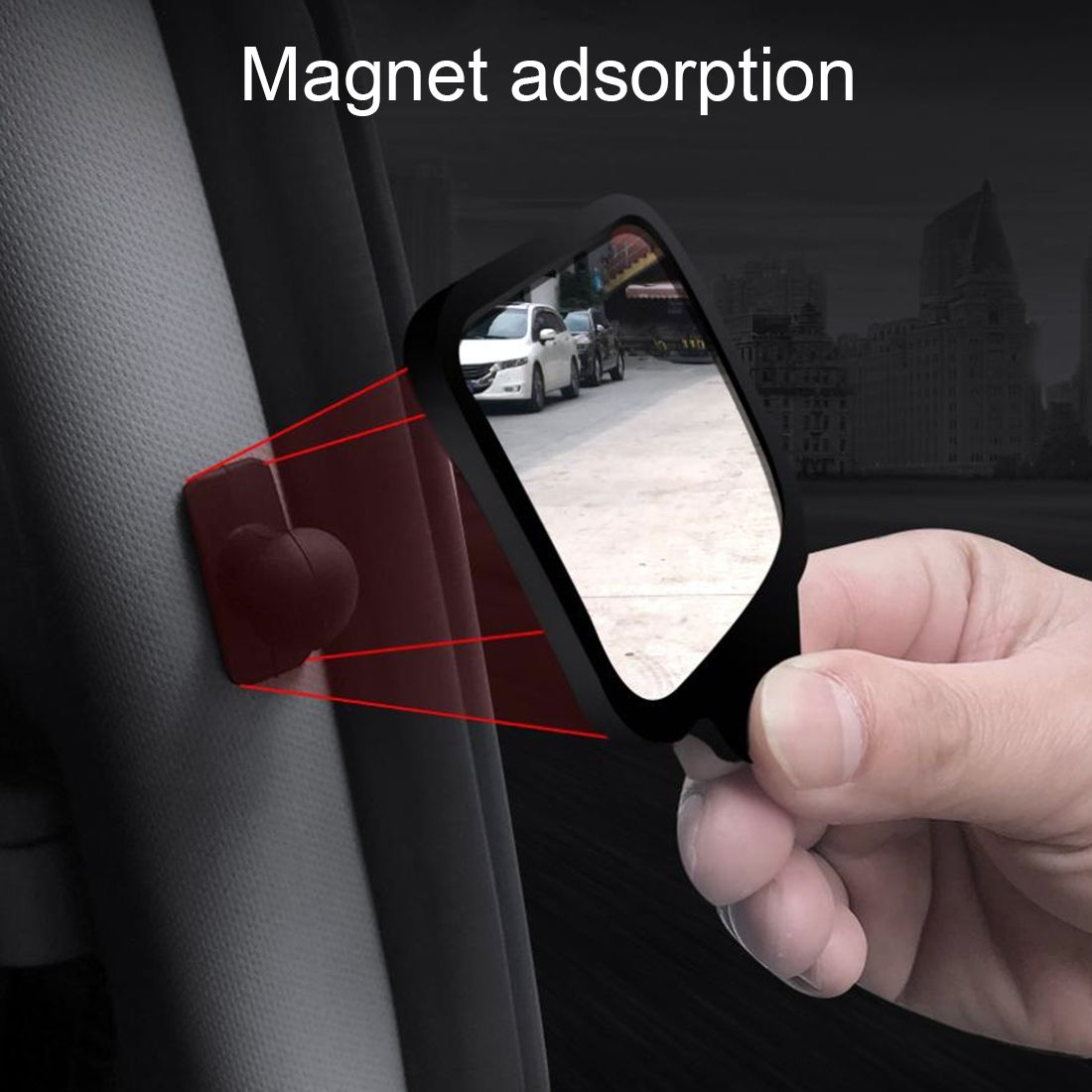 3R-2130 Car Truck Interior Rear View Blind Spot Mirror