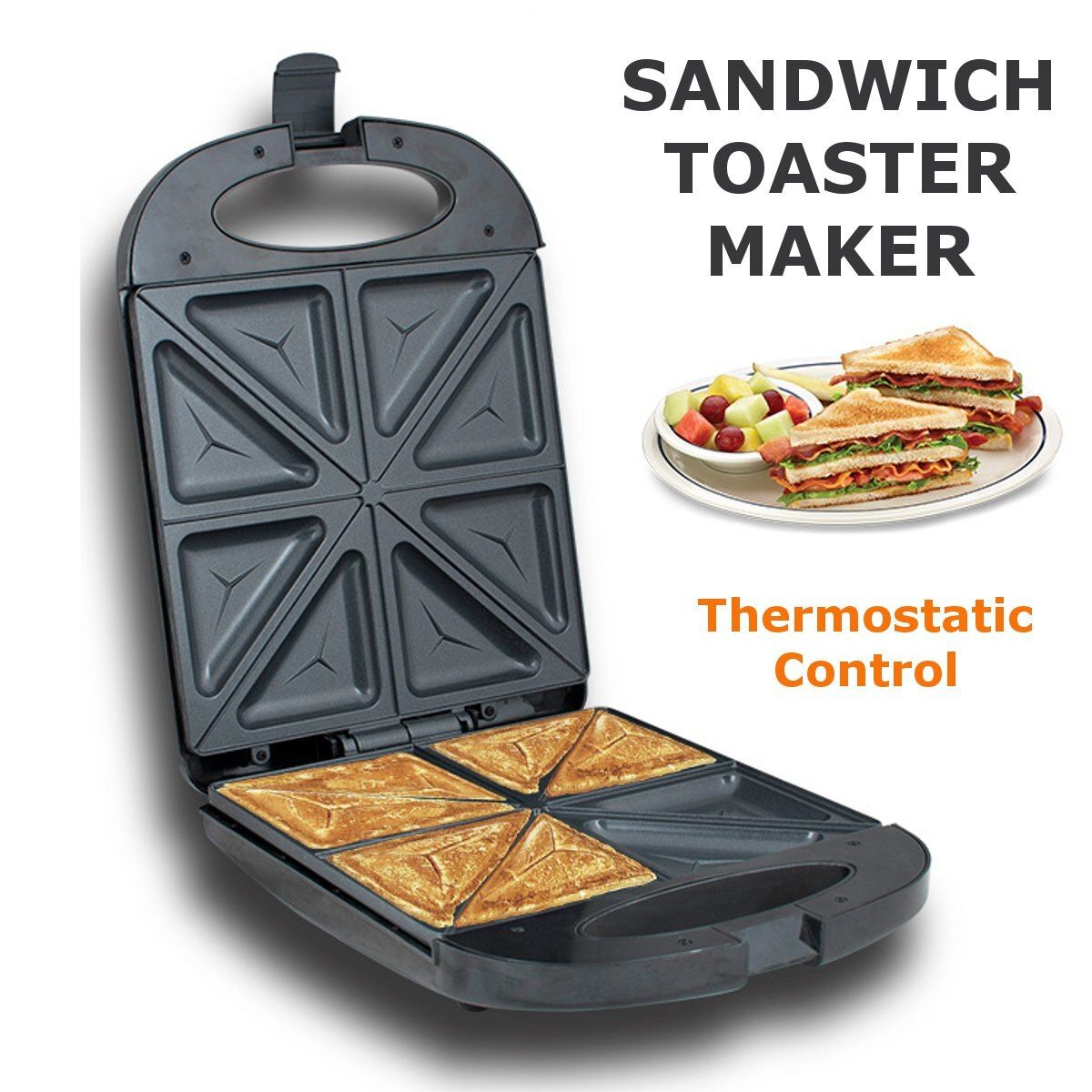 Premium 4 Slice Bread Sandwich Toaster