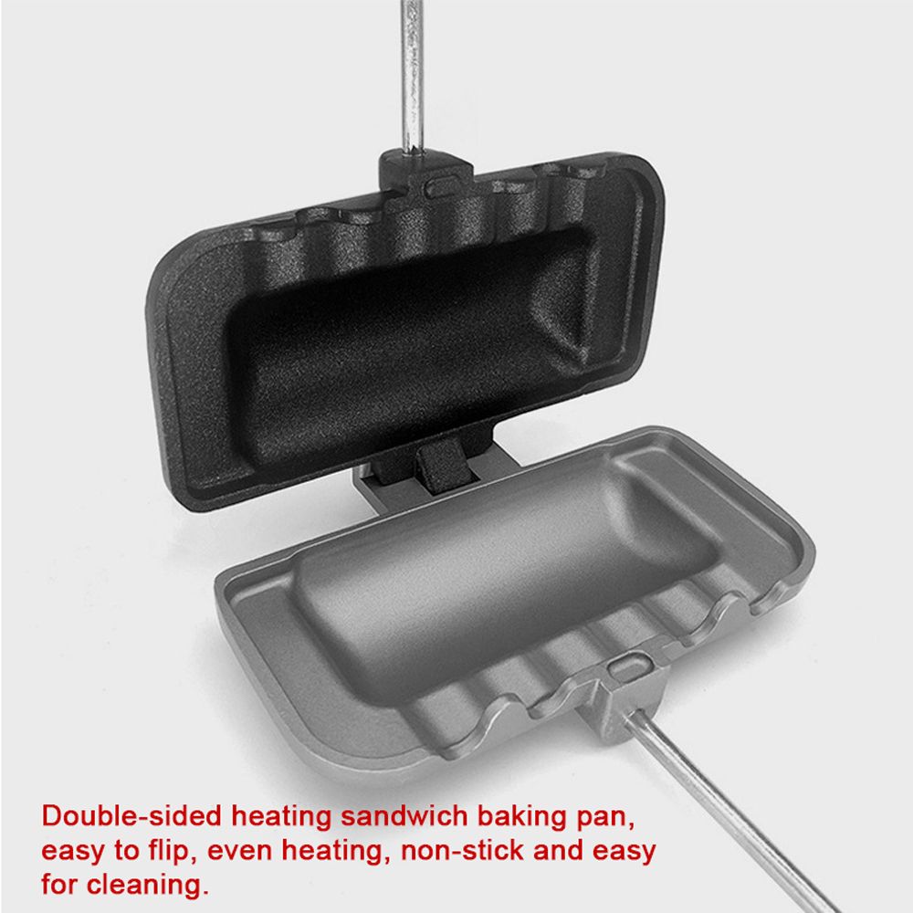 Camping Sandwich Baking Pan Double-Sided Sandwich Maker