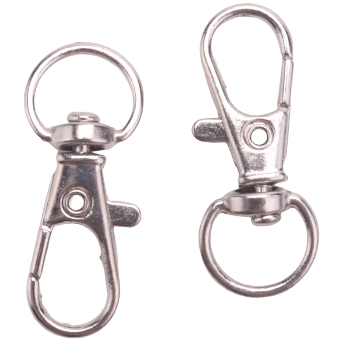 20Pcs Metal Lobster Trigger Swivel Clasp Hooks Clip Buckle