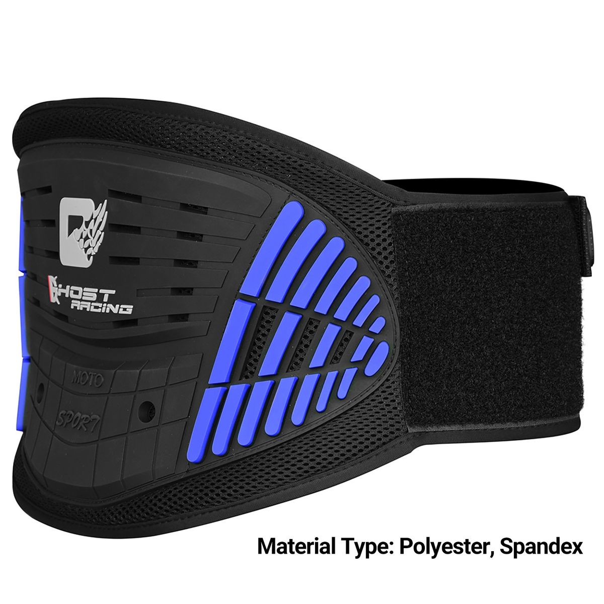 Kidney Protection Shockproof Waist Support Kidney Protection Blue
